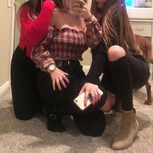 LF off the shoulder tee